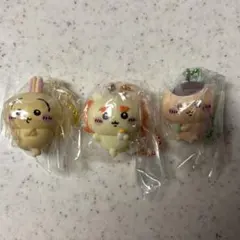 ちいかわ　マスコットつきビスケット　シーサー うさぎ くりまんじゅう３個セット