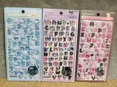 シナモロール・クロミ・ハローキティボンボンドロップ3枚セット
