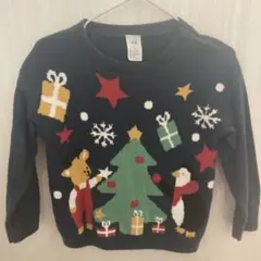 【即納】H&M クリスマスセーター ミッキー　アウター　ベスト 2点セット