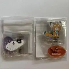 超かぐや姫 ホログラムアクリルスタンドキーホルダー 2種 犬DOGE FUSHI
