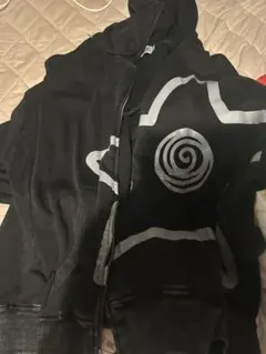 HOMIES NETWORKジップアップパーカー ブラック XL