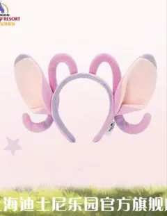 即日発送！】上海ディズニー エンジェル耳 スティッチ カチューシャ