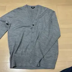 5/6まで 【ほぼ未使用】UNIQLO グレー カーディガン Mサイズ