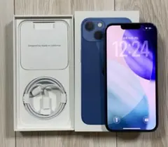 iPhone 13 128GB ブルー SIMフリー バッテリー79% - メルカリ
