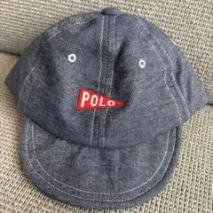 Polo デニム風キャップ 48cm