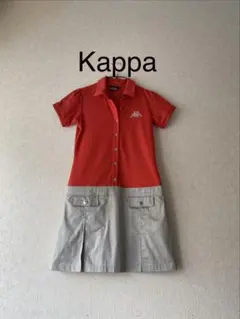 Kappa ♡レディース ゴルフ テニス ウェア♡レッド×グレーのサムネイル
