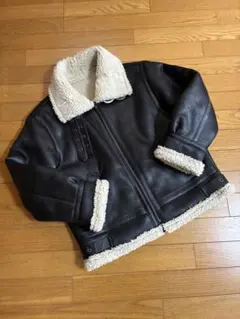 Ungrid♡フェイクムートンボアブルゾン