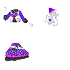 アイプリバース わいるど☆すたーパープル 不揃い