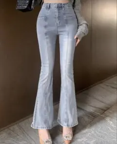 SHEIN フレアデニム XL