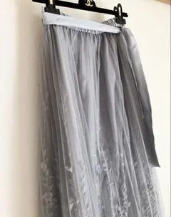 axes femme ✨ アクシーズファム　レースフラワープリーツスカート　M