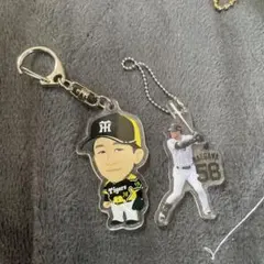 阪神タイガース 前川 小幡 アクリルキーホルダー