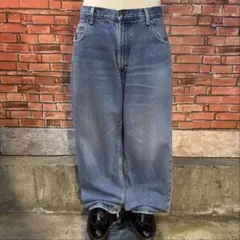 USA 古着 L.L.Bean デニムパンツ ワイド ストレート アメカジ