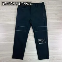 MARK&LONA ゴルフパンツ ストレッチ 近年モデル 50 黒 ロゴ L - メルカリ