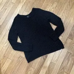 H&M 透かし編みブラック ニット☆タイムセール！