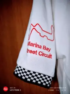 白半袖ポロシャツ(シンガポール土産 F 1 仕様)