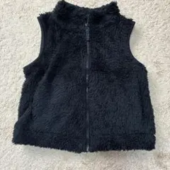 ユニクロ　フリースベスト　ブラック
