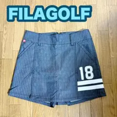 FILA GOLF フィラ ゴルフ キュロット デニム調 美品 ミニ パンツ