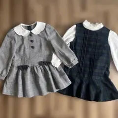 最終値下げ 女の子 ワンピース セット 110cm セレモニーのサムネイル