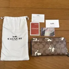 COACH スヌーピーコラボ 長財布