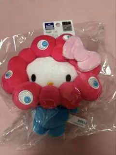 大阪関西万博　キティ　ミャクミャクなりきりぬいぐるみ