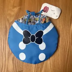 ディズニー ドナルド プールバッグ 青色ドット柄
