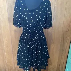 ☆*)様 ナノユニバース　水玉模様 半袖ミニワンピース