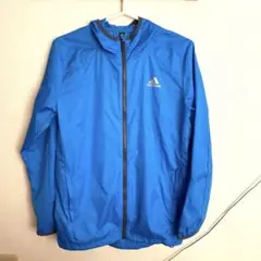美品　adidas ウィンドブレーカー 青 J160