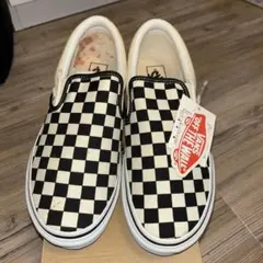 VANS チェッカーパターン スリッポン