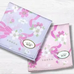 TOCCA ハンカチ 2枚セット 花柄 リボンのサムネイル