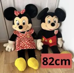 【特大82cm】東京ディズニーランド ミッキー＆ミニー ぬいぐるみセット