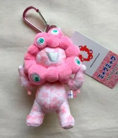 大阪・関西万博 ミャクミャク 桜 カラビナ付きマスコット ピンク