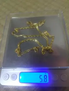 遺品整理ネックレス750 ITALYの刻印あり5.8g