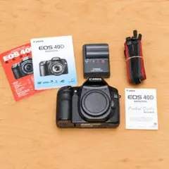 デジタル一眼レフカメラ Canon EOS 40D ボディ本体 説明書 ストラプ