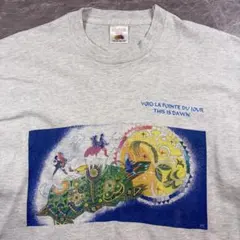 90s FRUIT OF THE LOOM アートTシャツ カナダ製 シングル