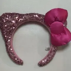 キティちゃん ピンク スパンコール カチューシャ