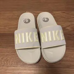 NIKE ビーチサンダル ホワイト/イエロー