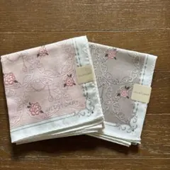 JILL STUART 花柄ハンカチ 2枚セット