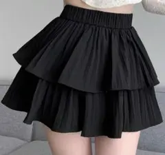 Shein DAZY ダブルレイヤード プリーツ スカート
