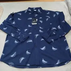 go slow caravan ネイビー柄シャツのサムネイル