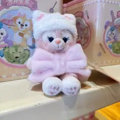 【最新☆F正規品】リーナベル　冬　お座りぬいぐるみキーチェーン　香港ディズニー