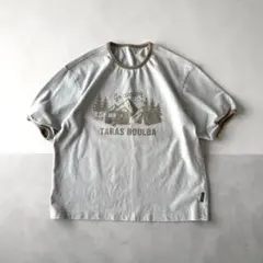 タラスブルバ リンガーTシャツ XL オリーブ カーキ系 渋色◎のサムネイル