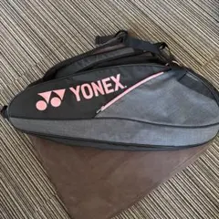 YONEX ラケットバッグ ラケバ　リュック テニスバドミントン グレー／ピンクのサムネイル