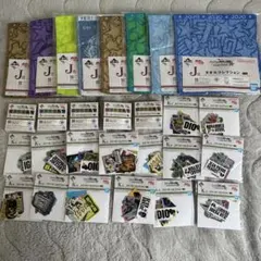 一番くじ ジョジョの奇妙な冒険 スターダストクルセイダース タオル　ステッカー