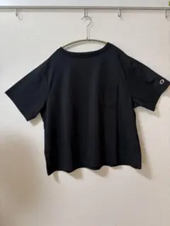 Champion 黒 Tシャツ Mサイズ ポケット付き