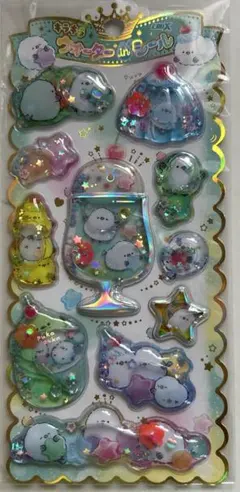 【正規品】キラキラウォーターインシール　シマエナガ