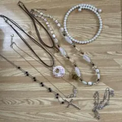 ネックレス　7点　ブレスレット　2点　まとめ売り
