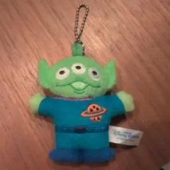 11日限定1500円→699円ディズニーリトルグリーンメンぬいぐるみキーホルダー