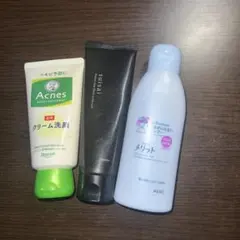 Acnes クリーム洗顔料 & Suisai & メリット シャンプーのサムネイル