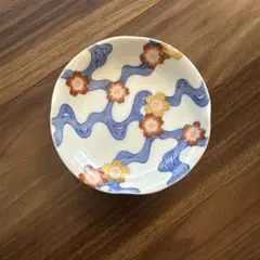 深川製磁　宮内庁御用達　「川に桜」　小皿　1客　廃盤品