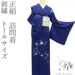 専用　トールサイズ　未使用　正絹　訪問着 トールサイズ 訪問着レンタル hw1414 高身長 166cm〜173cm 卒業